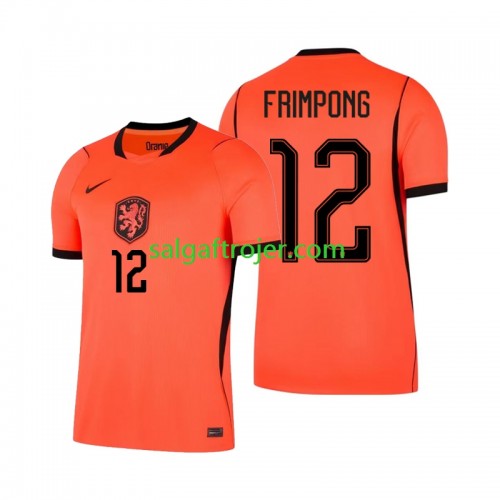 Holland Jeremie Frimpong 12 Fodboldtrøjer Hjemmebanesæt World Cup 2026 Kort ærmer Holland Jeremie Frimpong 12 Fodboldtrøjer Hjemmebanesæt World Cup 2026 Kort ærmer